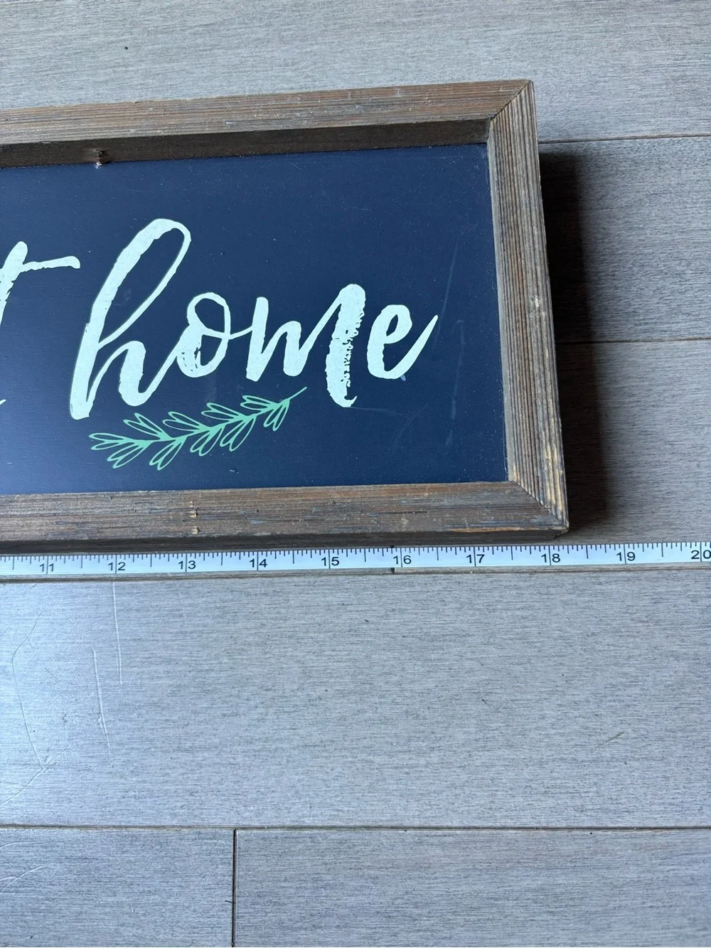 Wooden Farmhouse Home Sweet Home Framed Hanging Wall Sign Table Top Decor